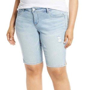 Slink Jeans 20W Sabrina Bermuda Denim Shorts